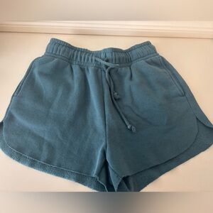 Wild Fable Teal Athletic Shorts with Elastic Waistband